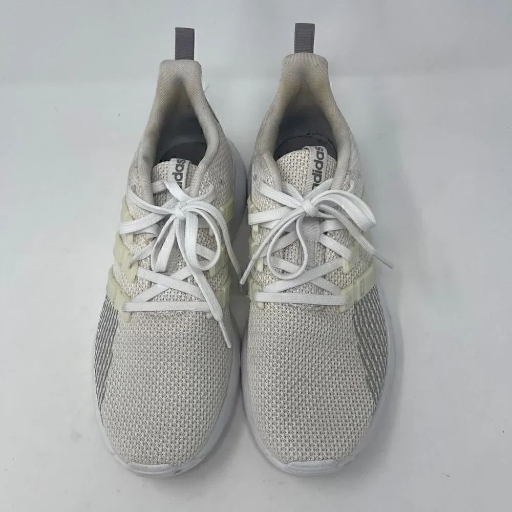 Adidas Womens Questar Flow White Running Shoes Sneakers Size 10